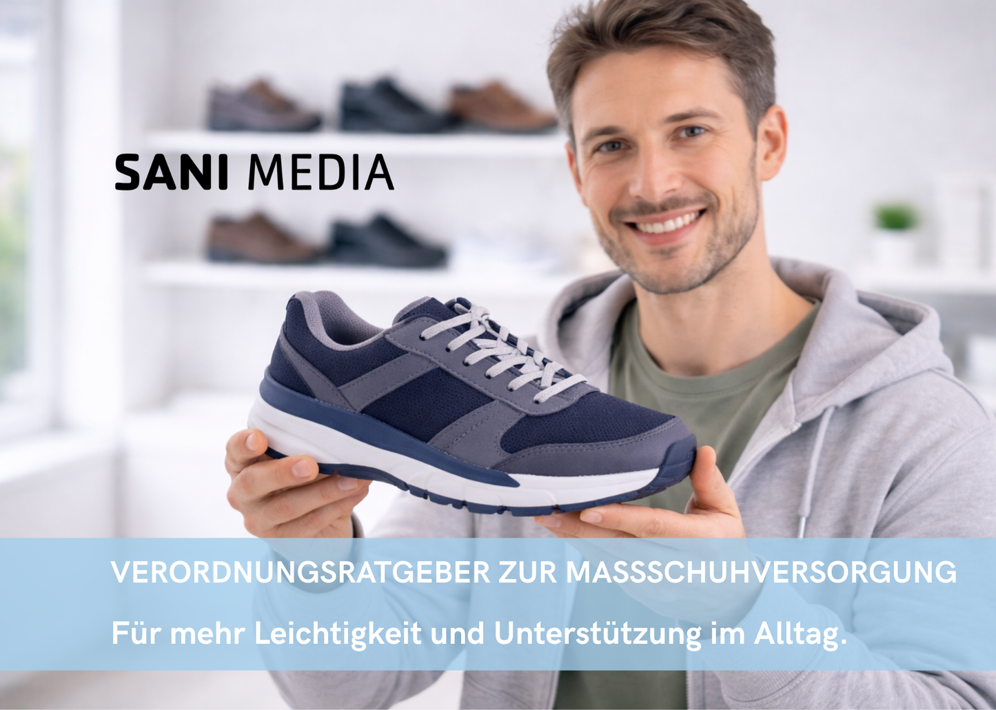 Teaser Verordnungsratgeber orthopädische Maßschuhe für Sanitätshaus und Orthopädieschuhtechnik